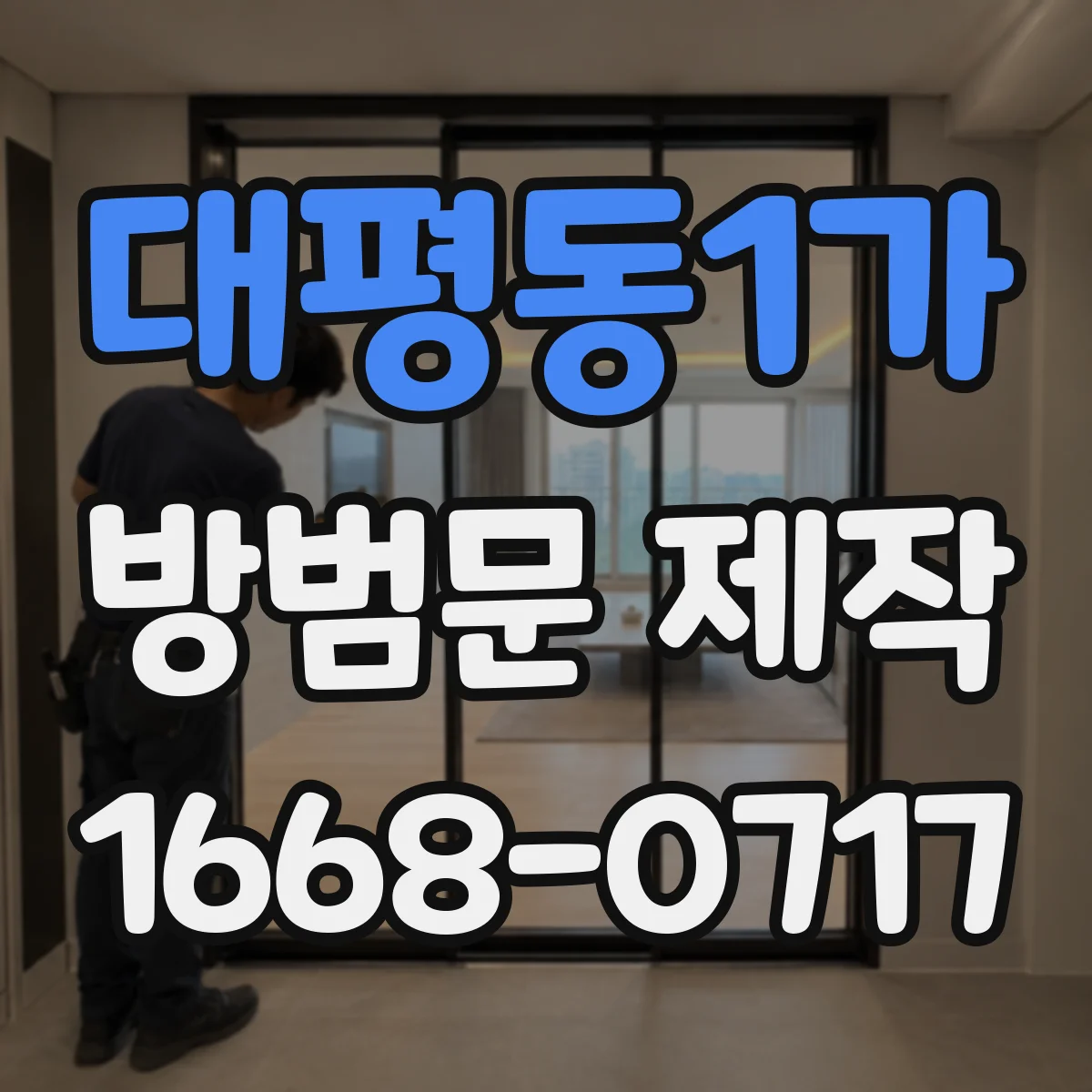 대평동1가 방범문 제작