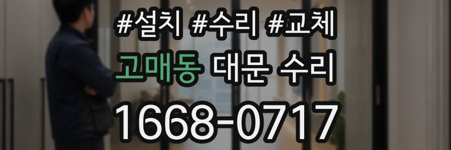 고매동 대문 수리