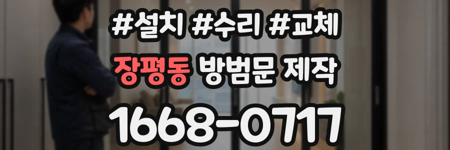 장평동 방범문 제작