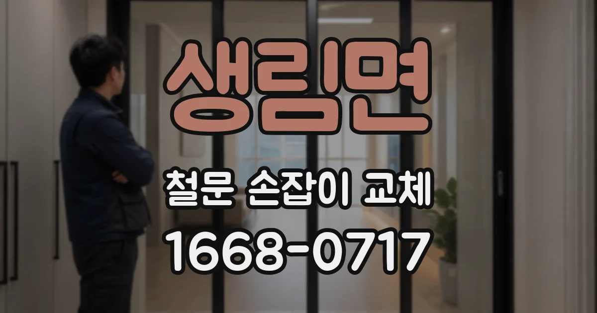 생림면 철문 손잡이 교체