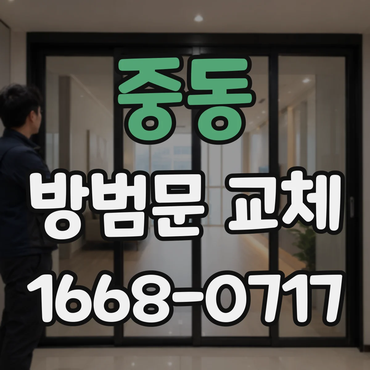 중동 방범문 교체