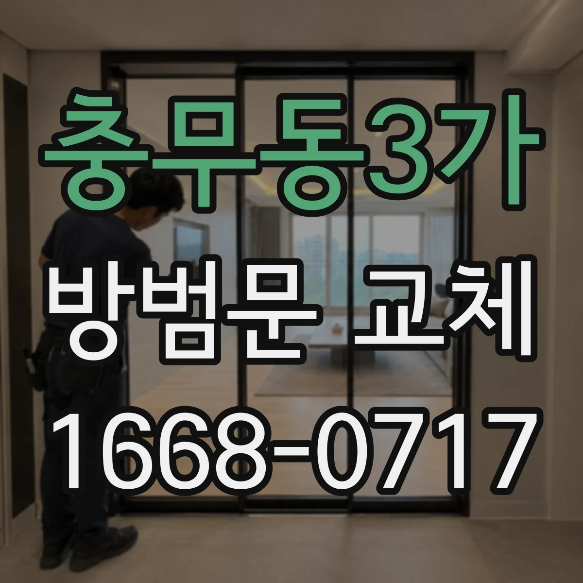 충무동3가 방범문 교체