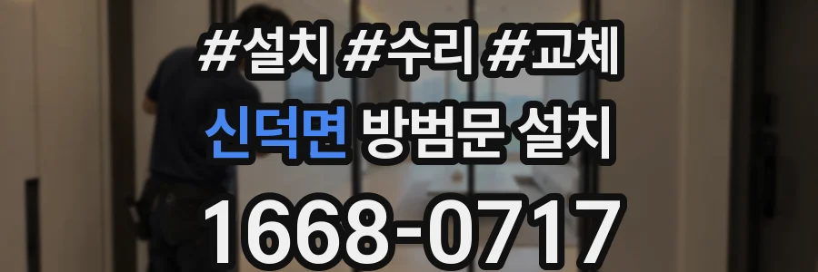 신덕면 방범문 설치