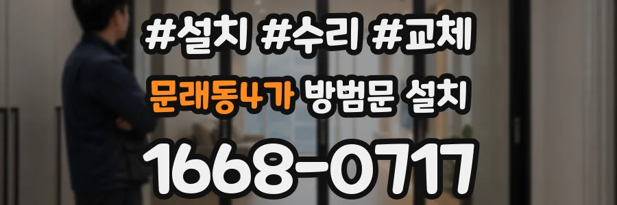 문래동4가 방범문 설치