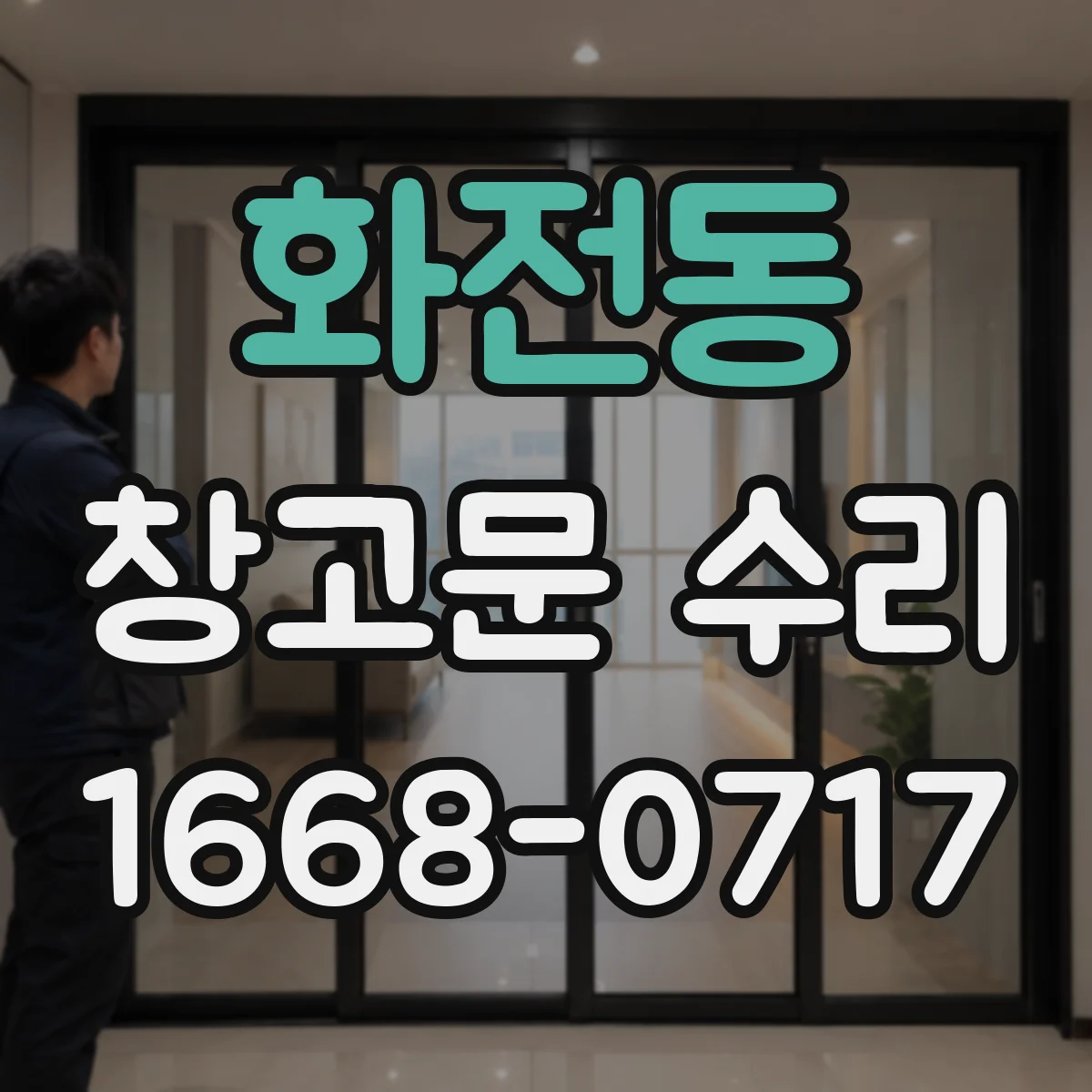 화전동 창고문 수리