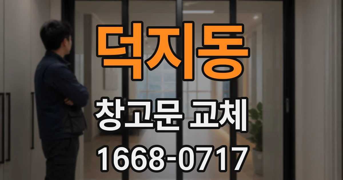 덕지동 창고문 교체