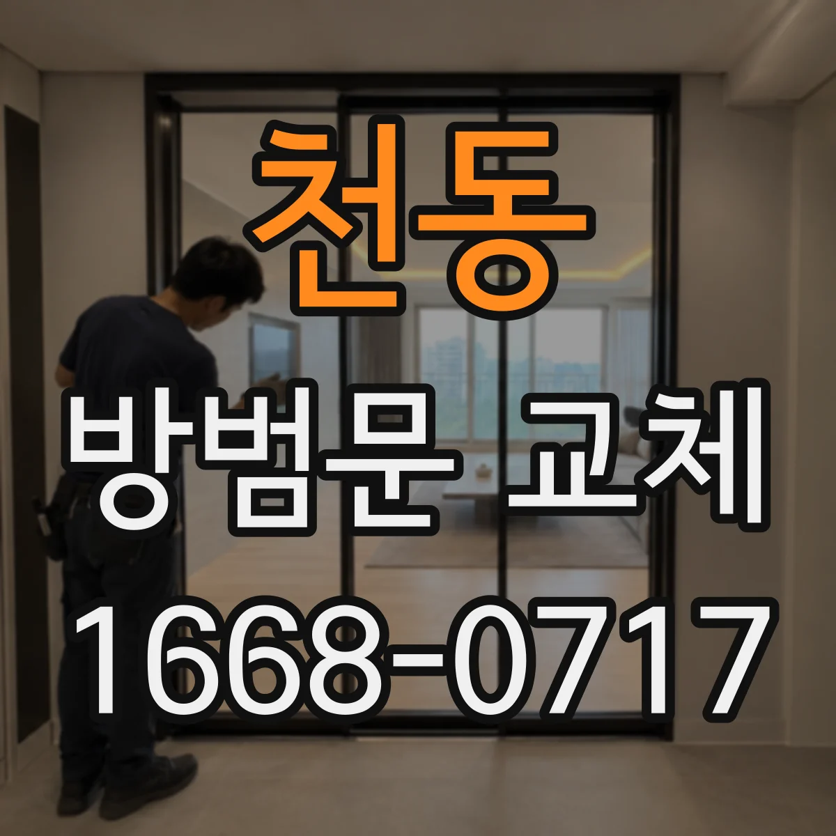 천동 방범문 교체