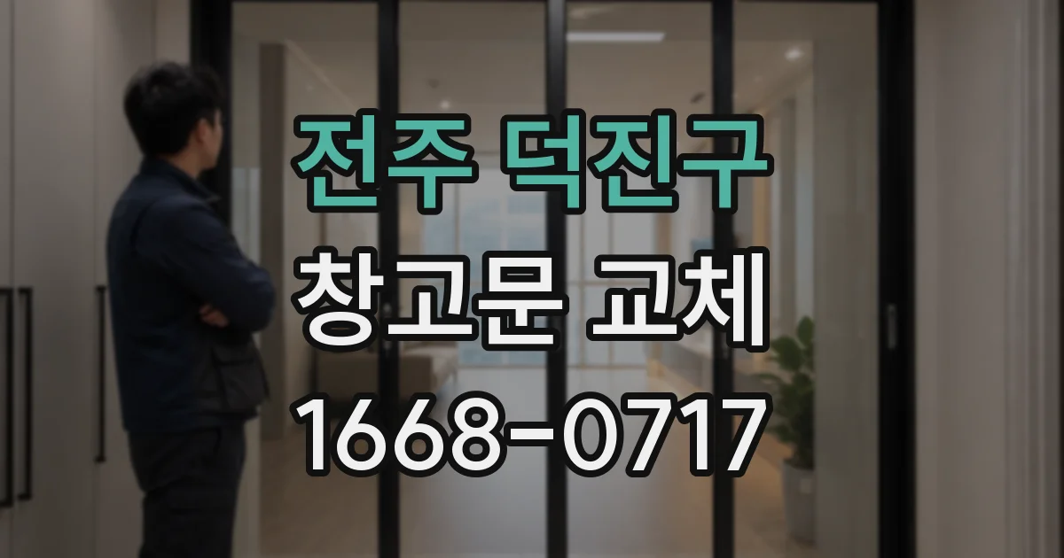 전주 덕진구 창고문 교체