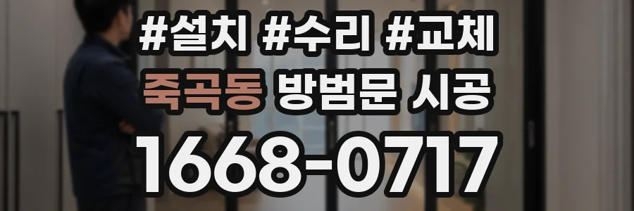 죽곡동 방범문 시공