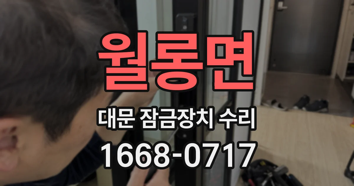 월롱면 대문 잠금장치 수리