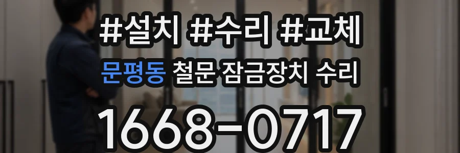 문평동 철문 잠금장치 수리