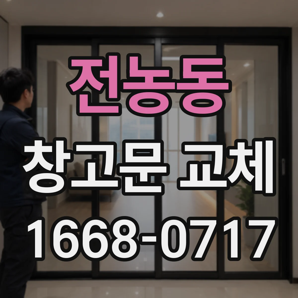 전농동 창고문 교체