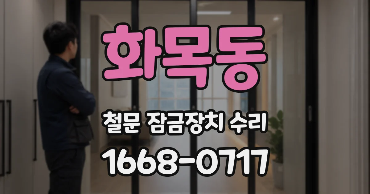 화목동 철문 잠금장치 수리
