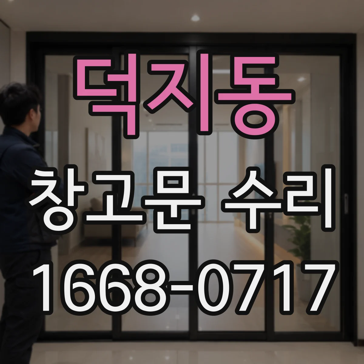 덕지동 창고문 수리