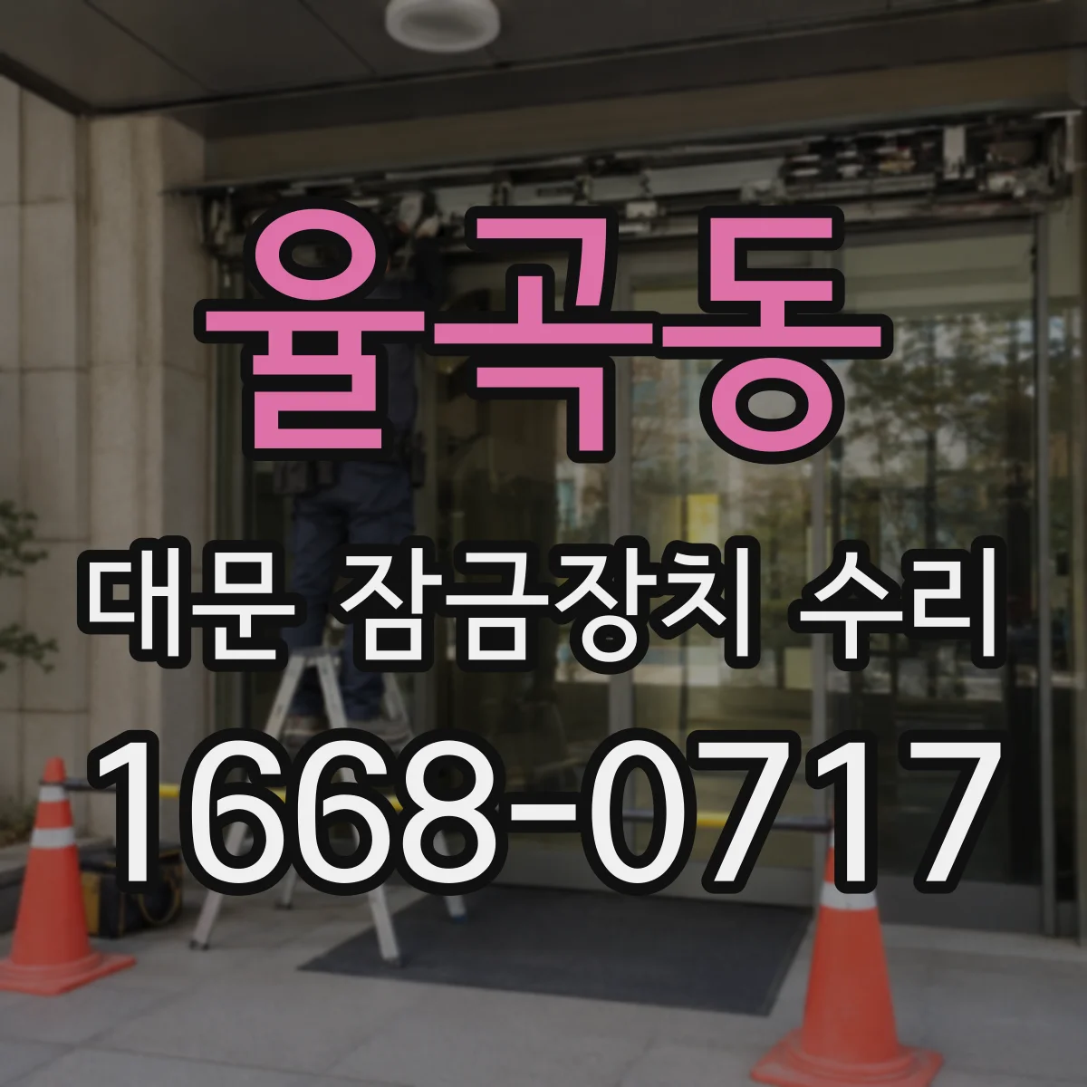 율곡동 대문 잠금장치 수리