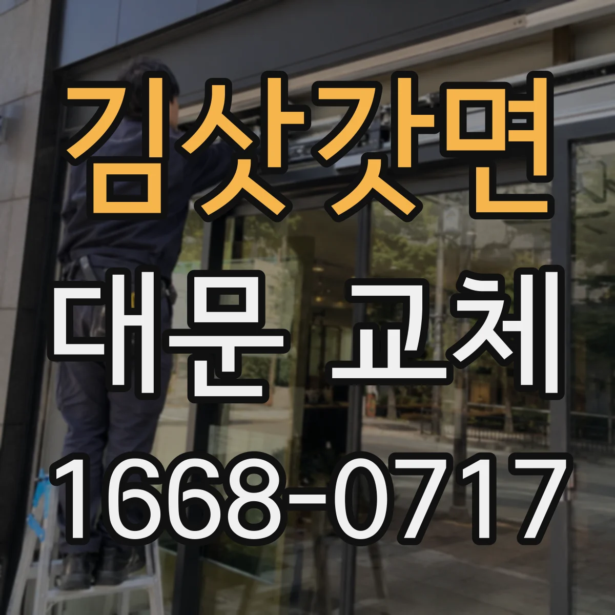 김삿갓면 대문 교체