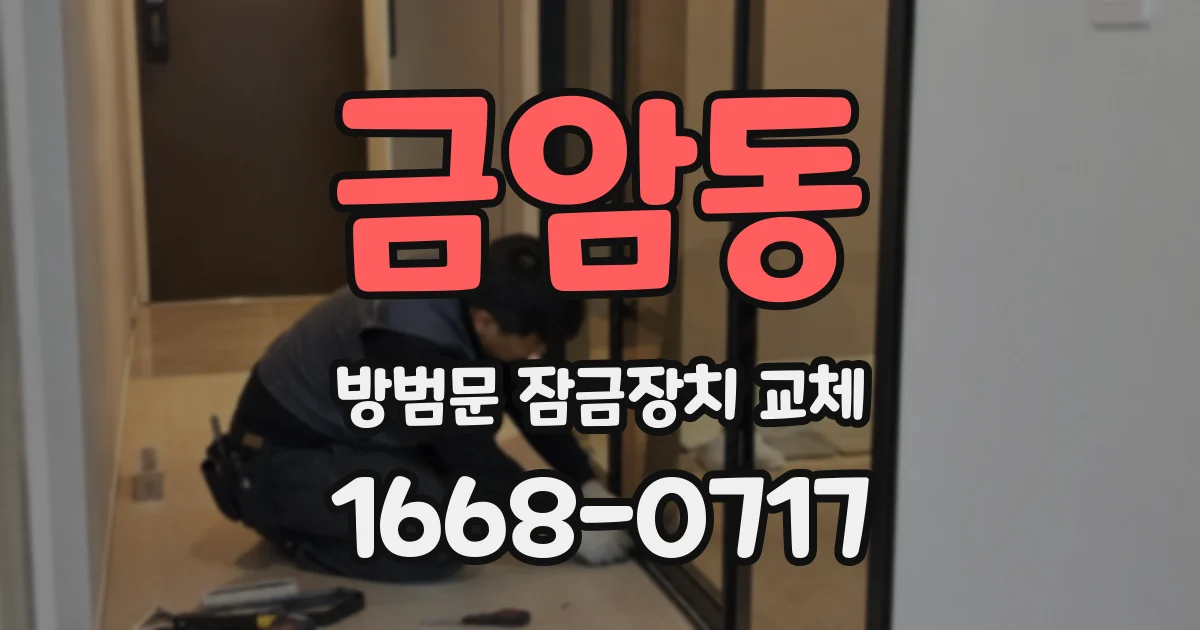 금암동 방범문 잠금장치 교체