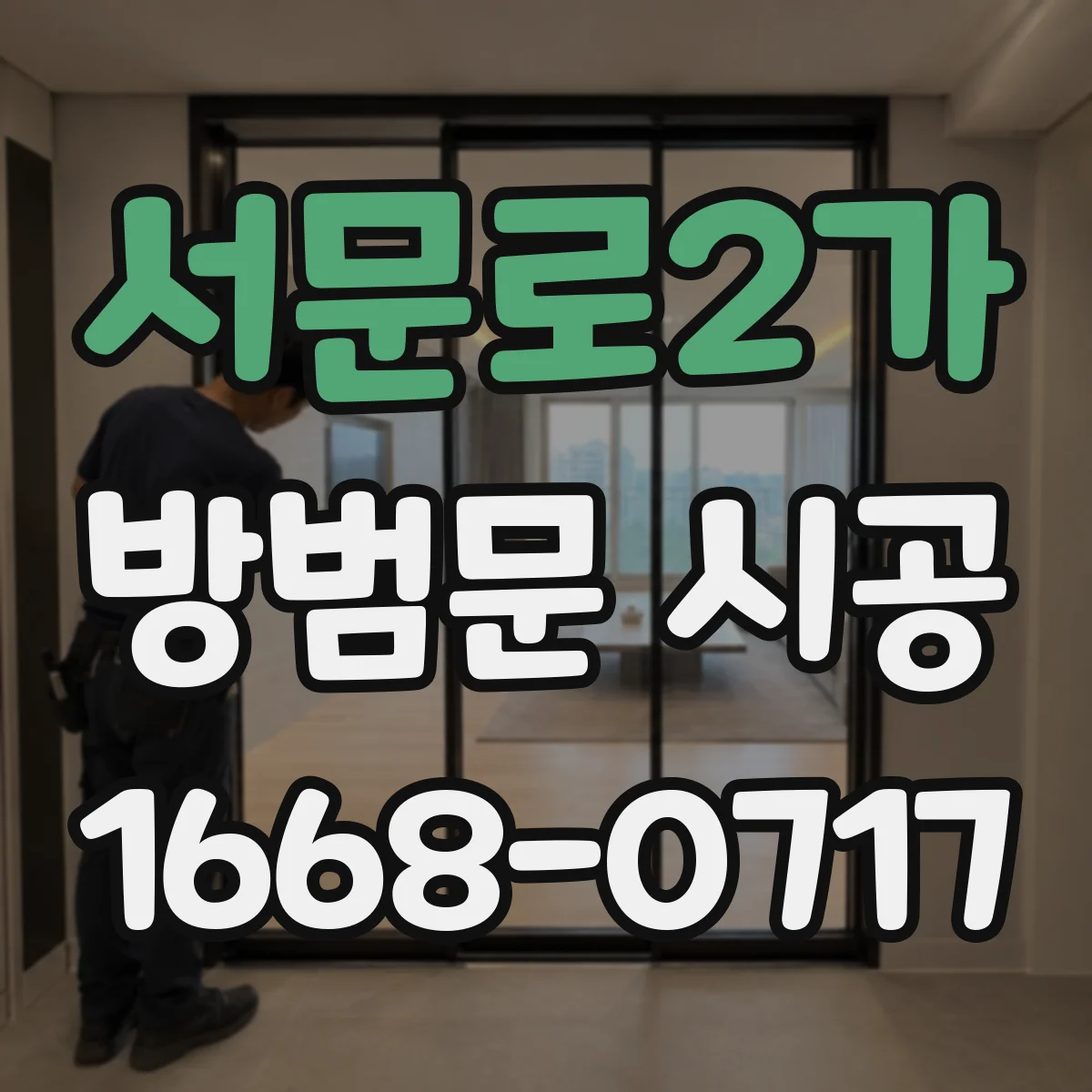 서문로2가 방범문 시공