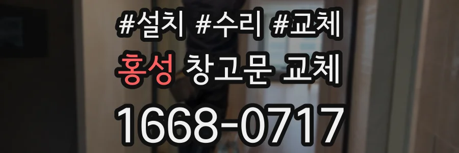 홍성 창고문 교체