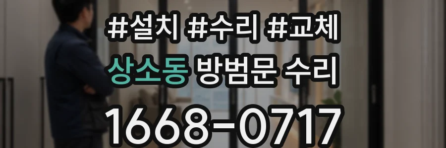 상소동 방범문 수리