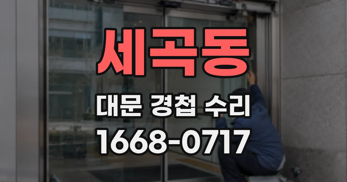 세곡동 대문 경첩 수리