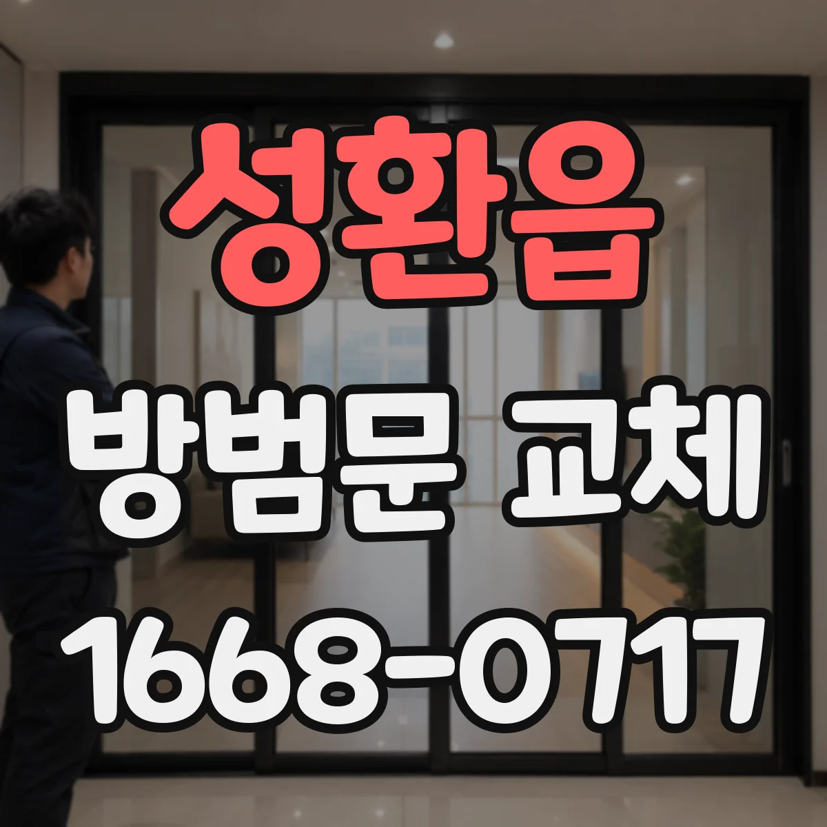 성환읍 방범문 교체
