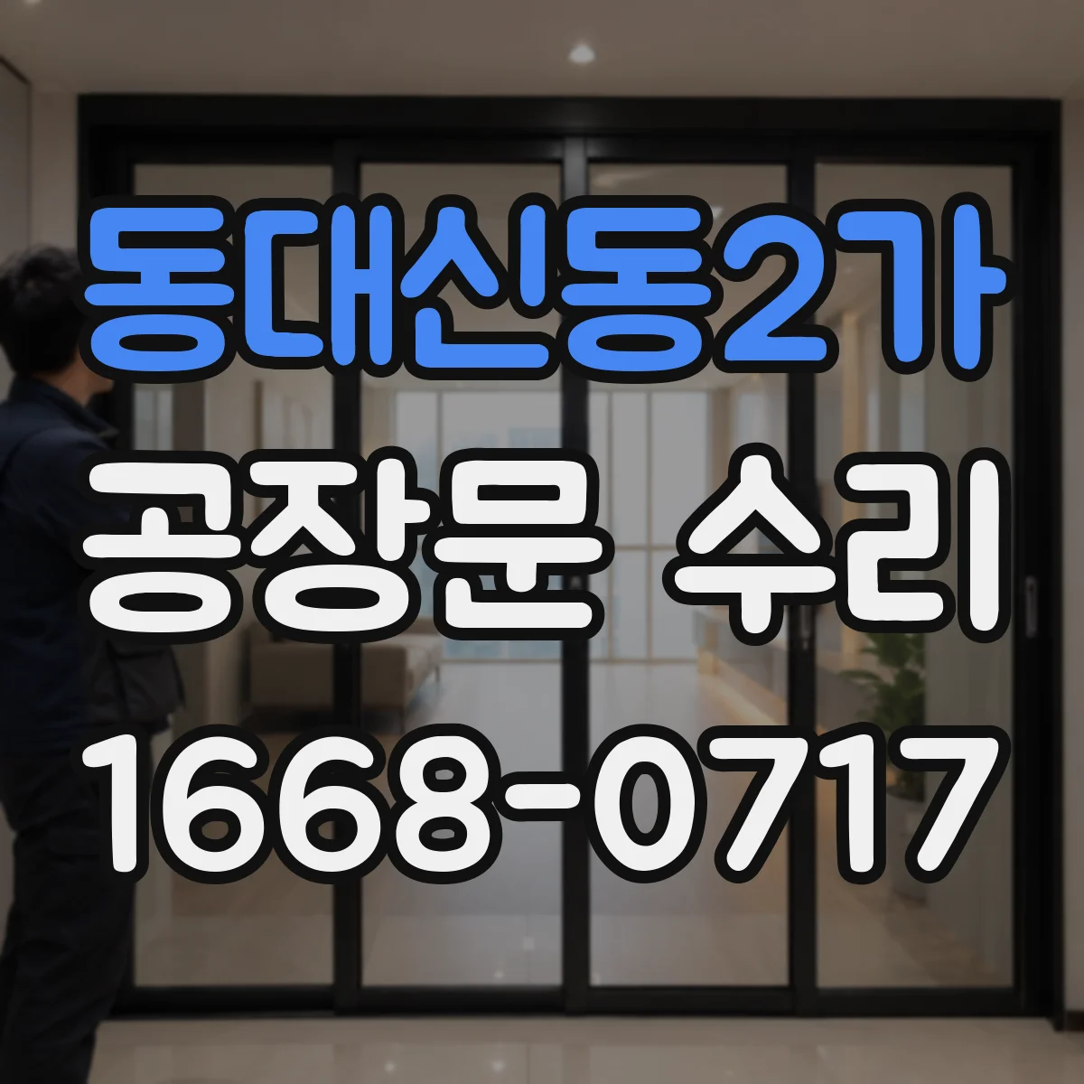 동대신동2가 공장문 수리