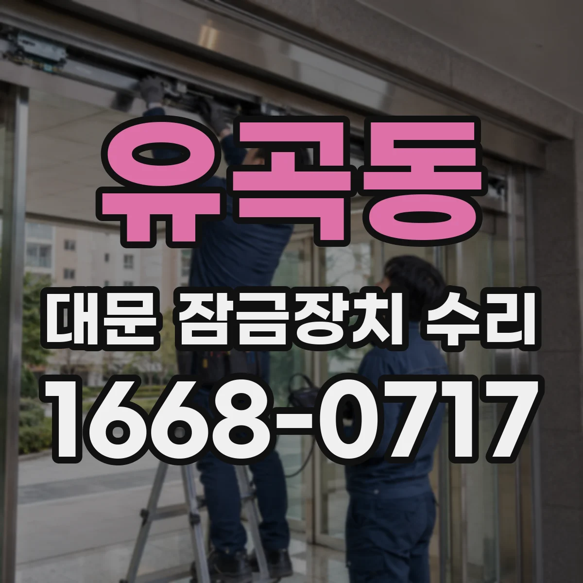 유곡동 대문 잠금장치 수리