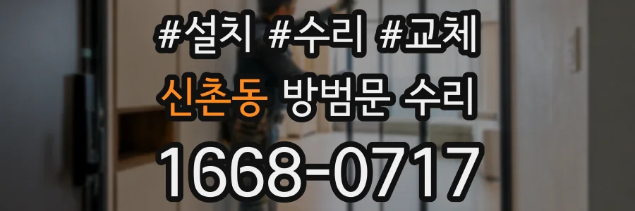 신촌동 방범문 수리