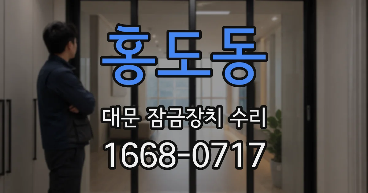 홍도동 대문 잠금장치 수리