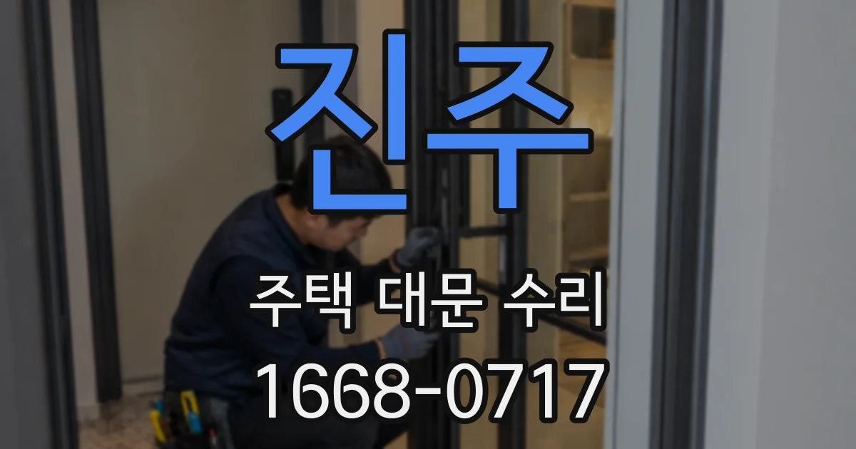 진주 주택 대문 수리