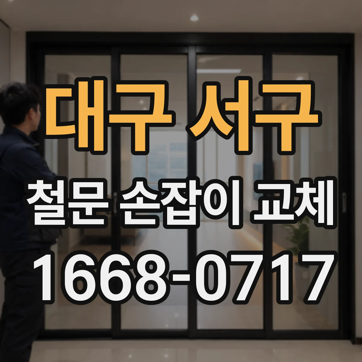 대구 서구 철문 손잡이 교체