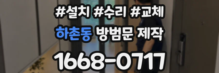 하촌동 방범문 제작