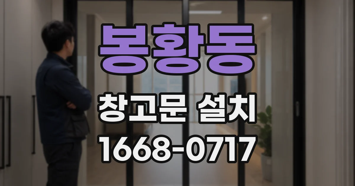봉황동 창고문 설치