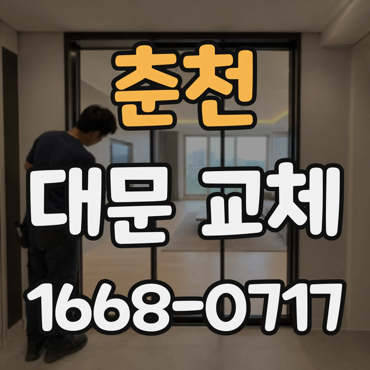 춘천 대문 교체
