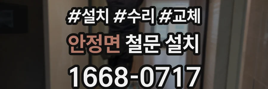 안정면 철문 설치