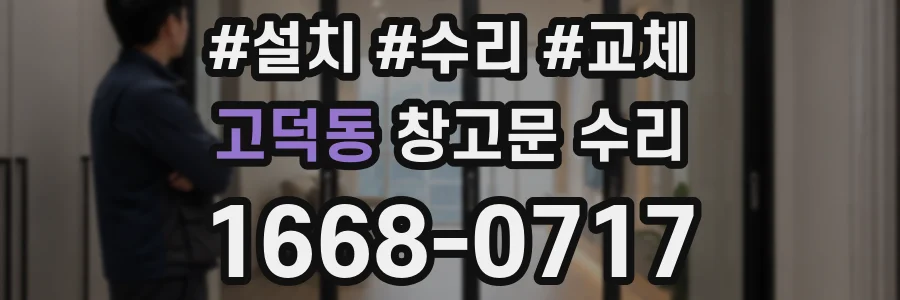 고덕동 창고문 수리
