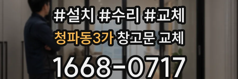 청파동3가 창고문 교체