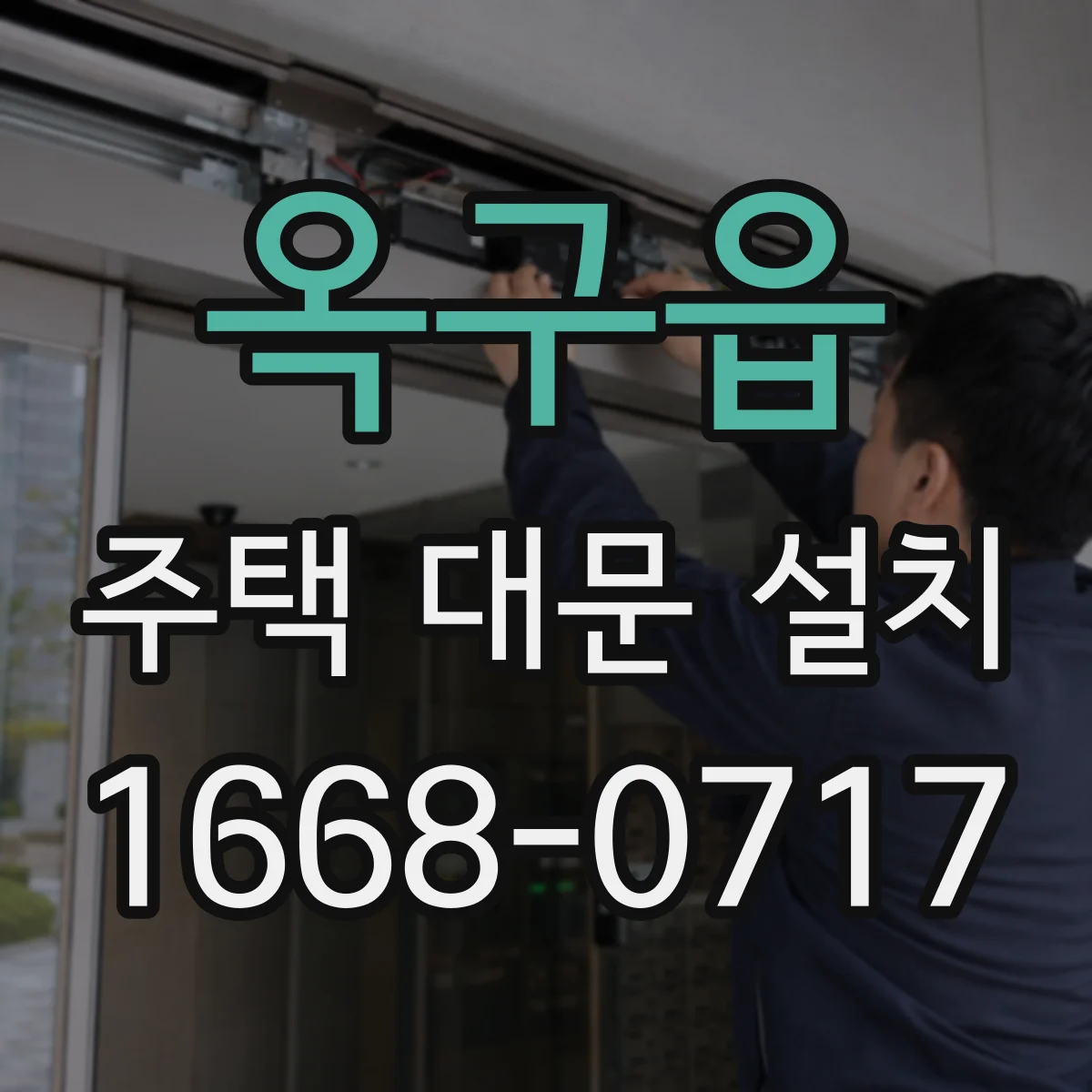 옥구읍 주택 대문 설치