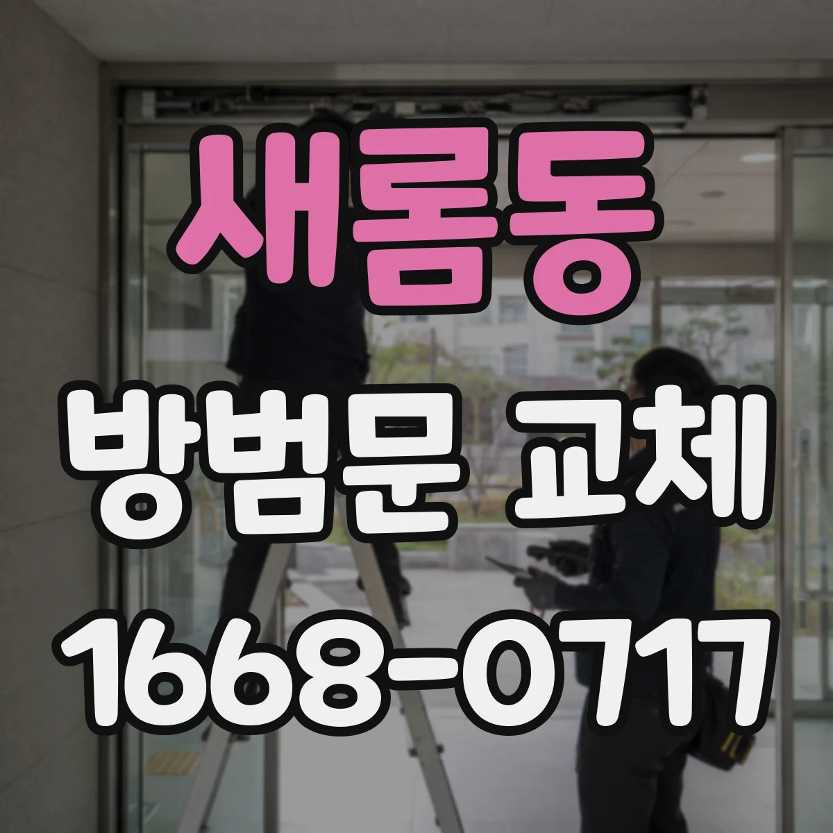 새롬동 방범문 교체