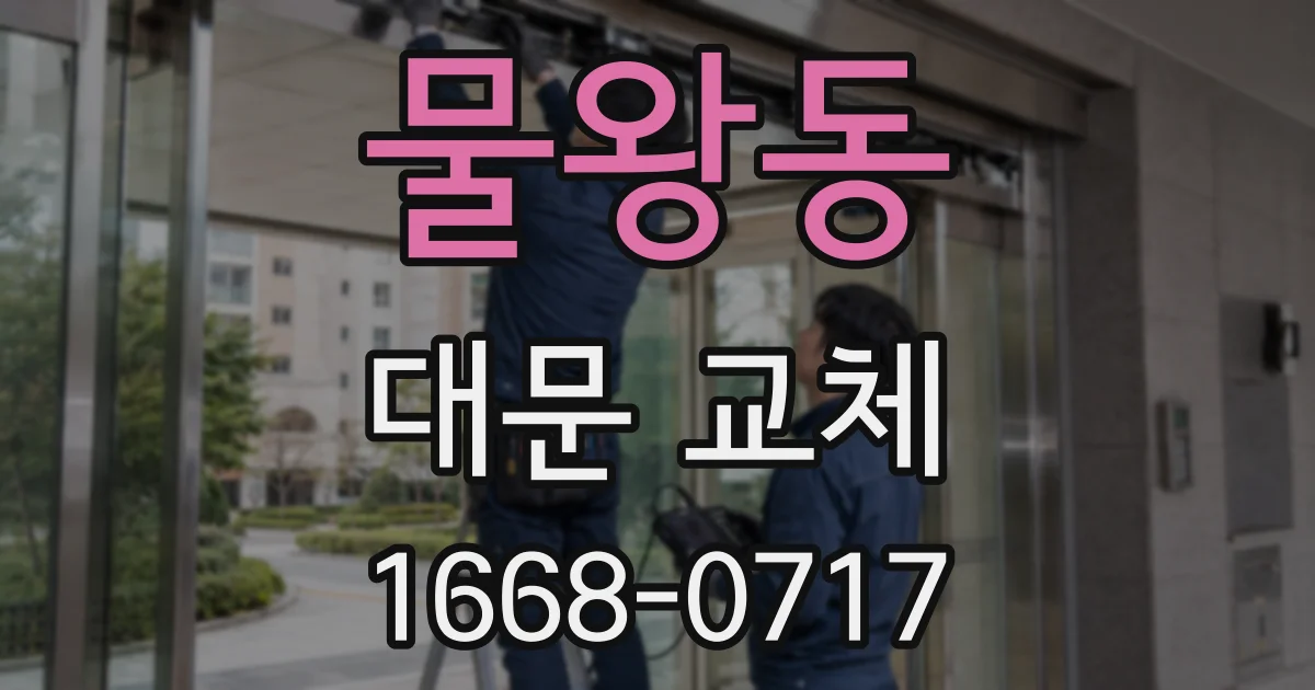 물왕동 대문 교체