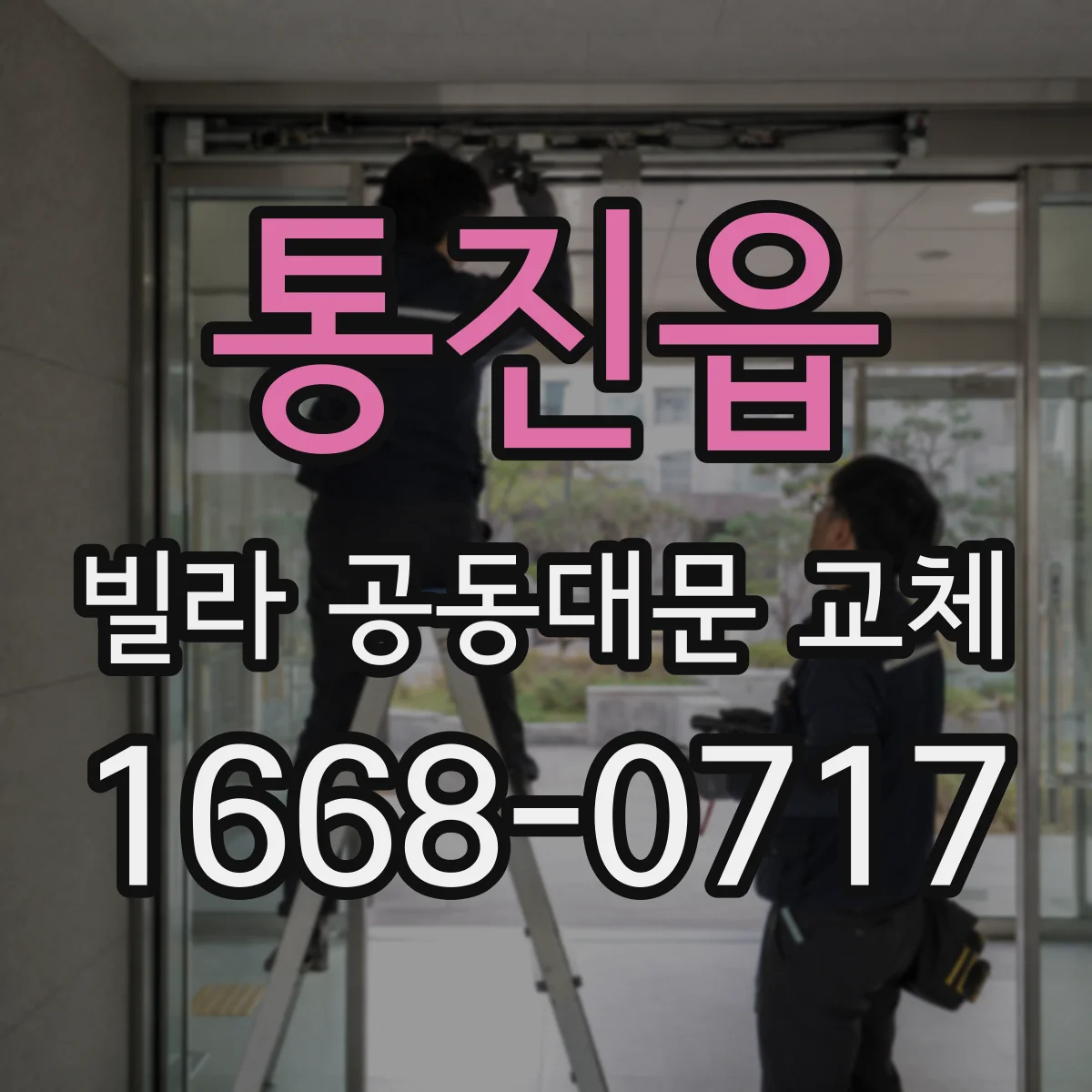 통진읍 빌라 공동대문 교체