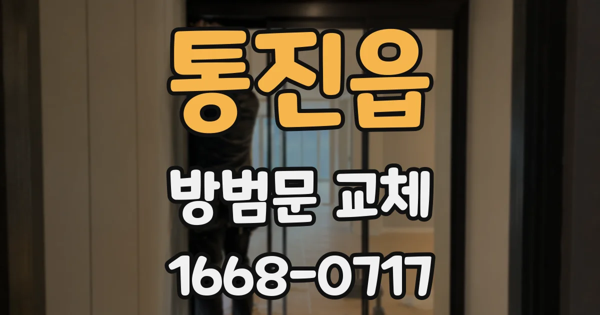 통진읍 방범문 교체
