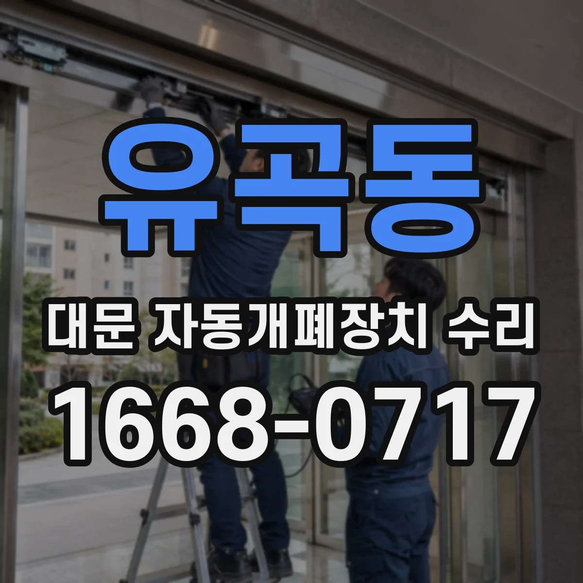 유곡동 대문 자동개폐장치 수리
