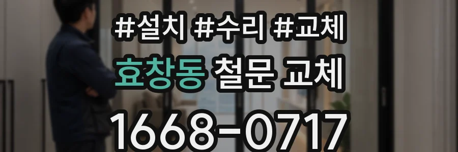 효창동 철문 교체
