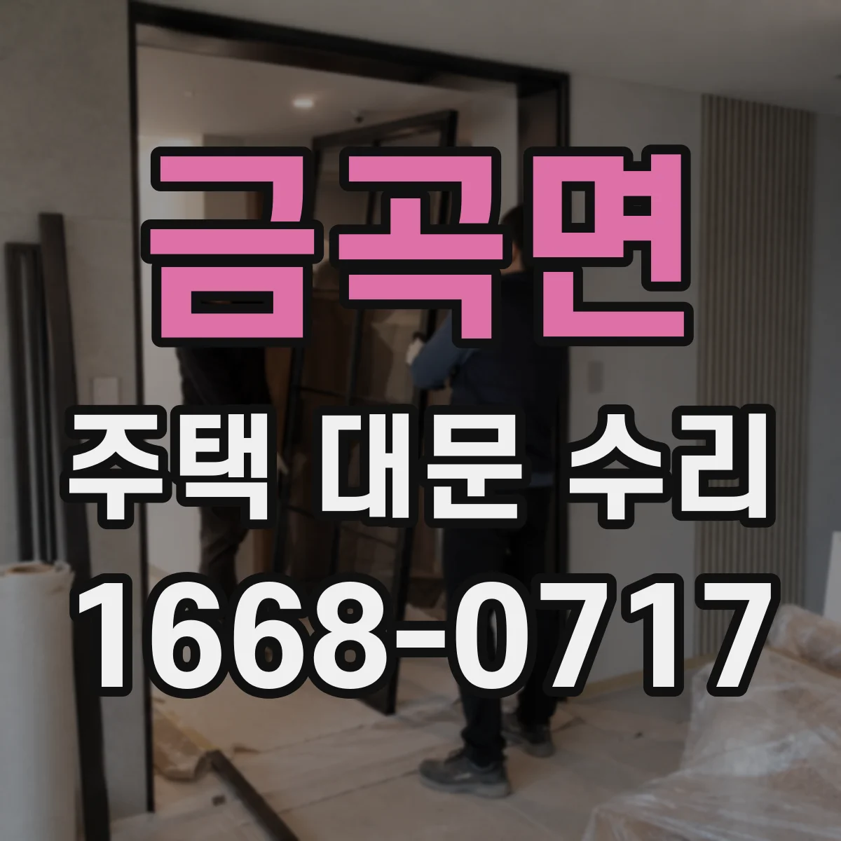 금곡면 주택 대문 수리