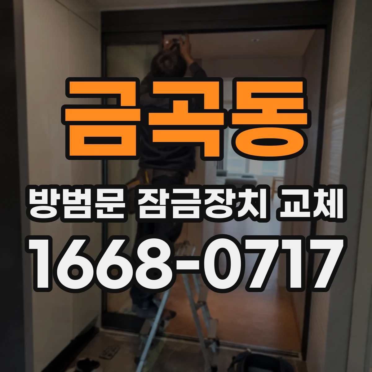 금곡동 방범문 잠금장치 교체