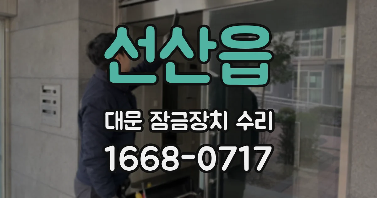 선산읍 대문 잠금장치 수리