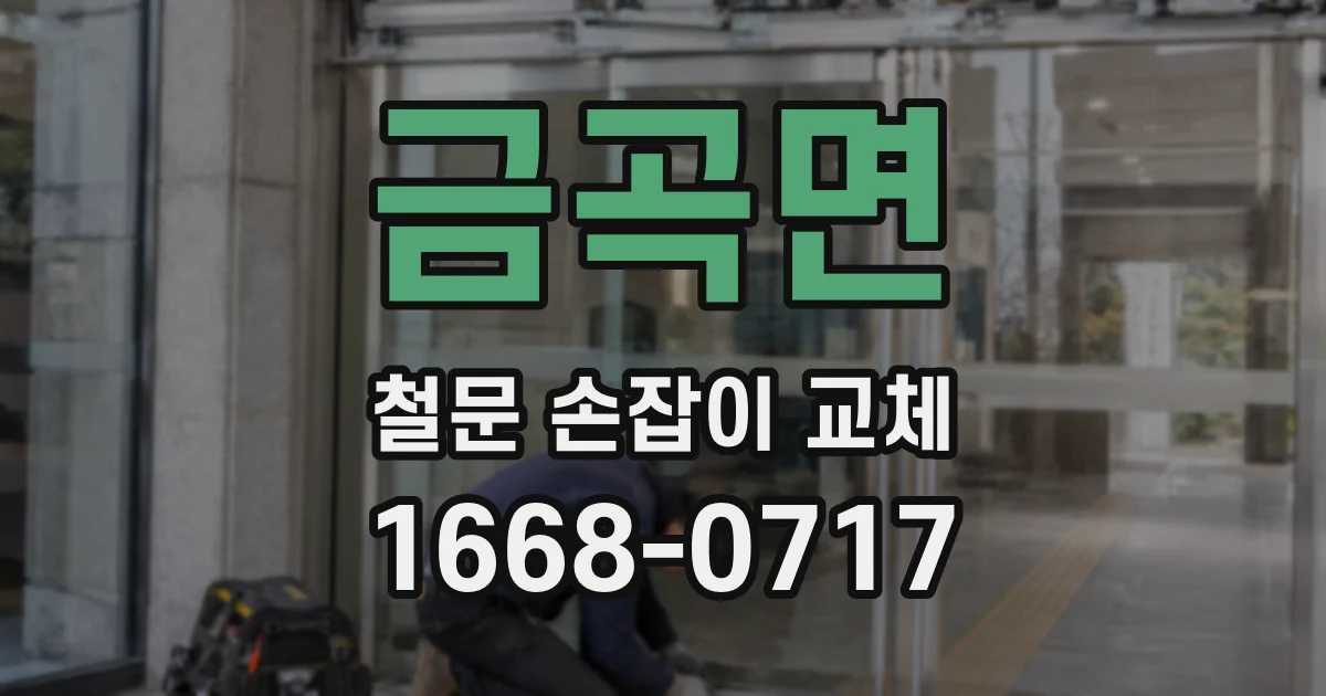 금곡면 철문 손잡이 교체