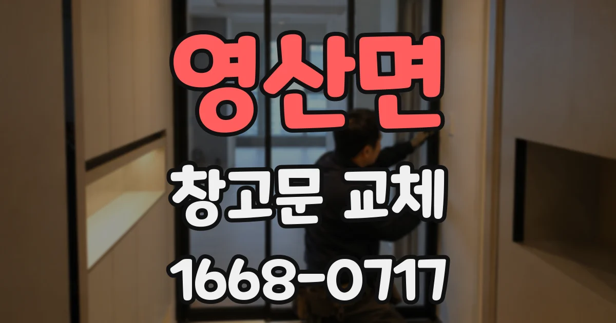 영산면 창고문 교체